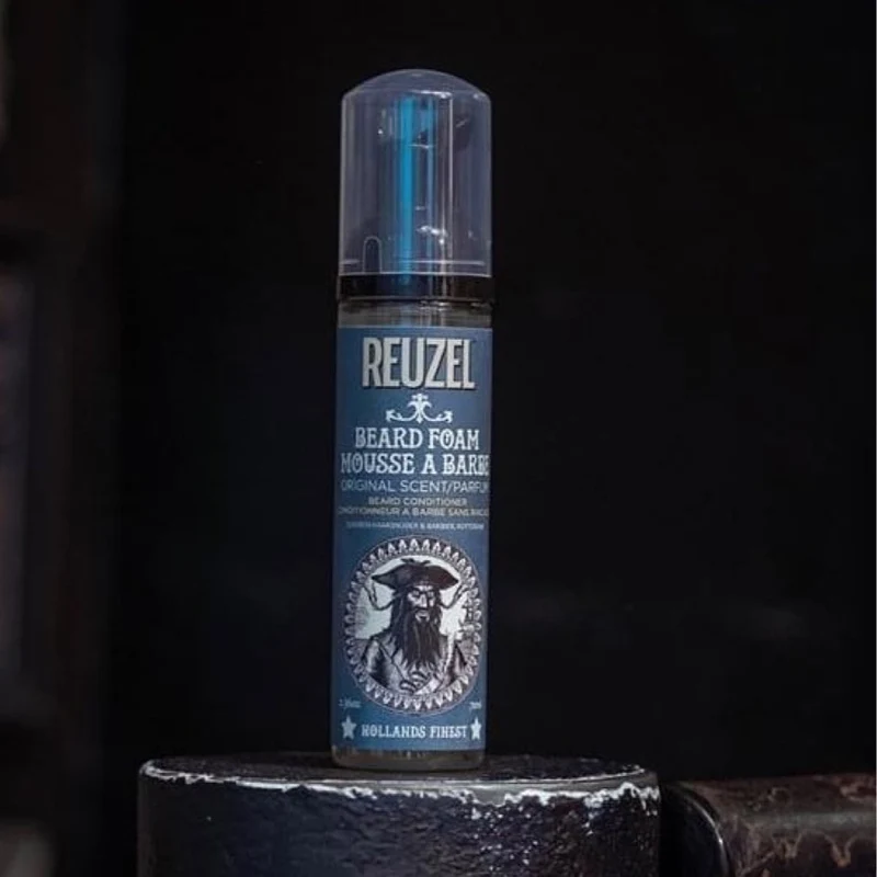 Revitalisant en mousse pour la barbe sans rinçage "Beard Foam" - Original (70ml/2.36oz)
