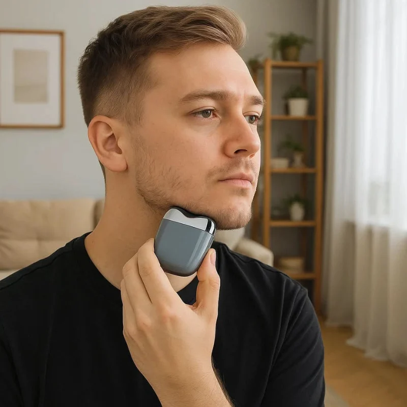 Rasoir électrique portable double tête
