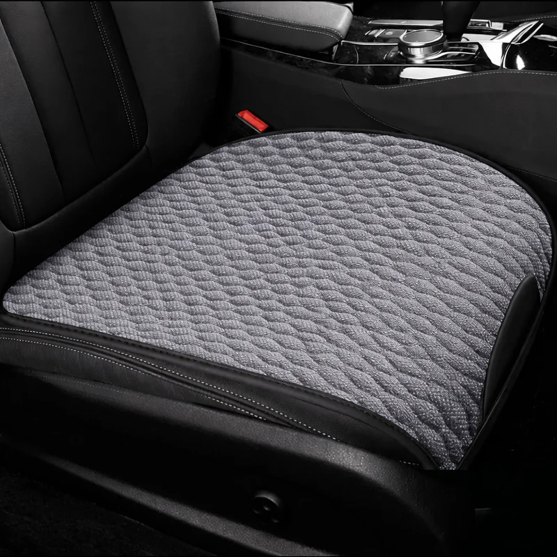 Copertura per sedile auto in lino – Traspirante, Antiscivolo & Vestibilità Universale