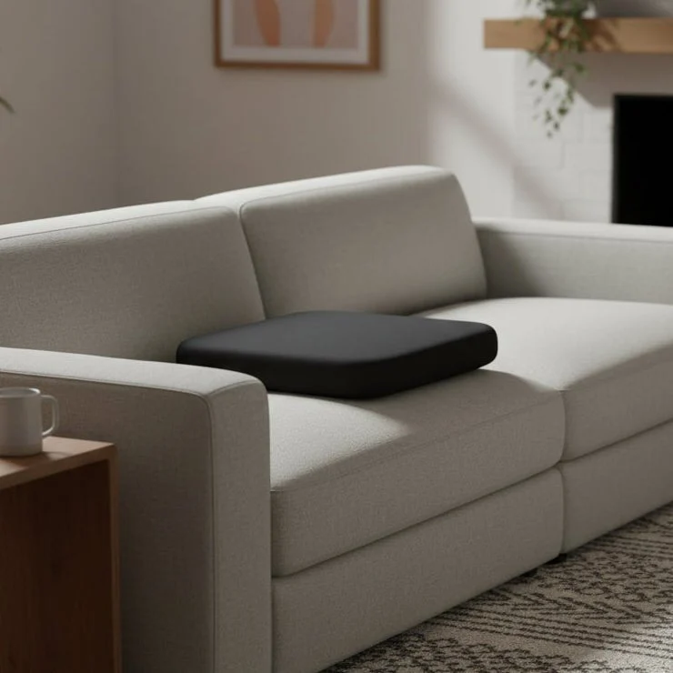 Cuscino per Sedia – Cuscino Antiscivolo con Imbottitura Fissa e Rivestimento Rimovibile