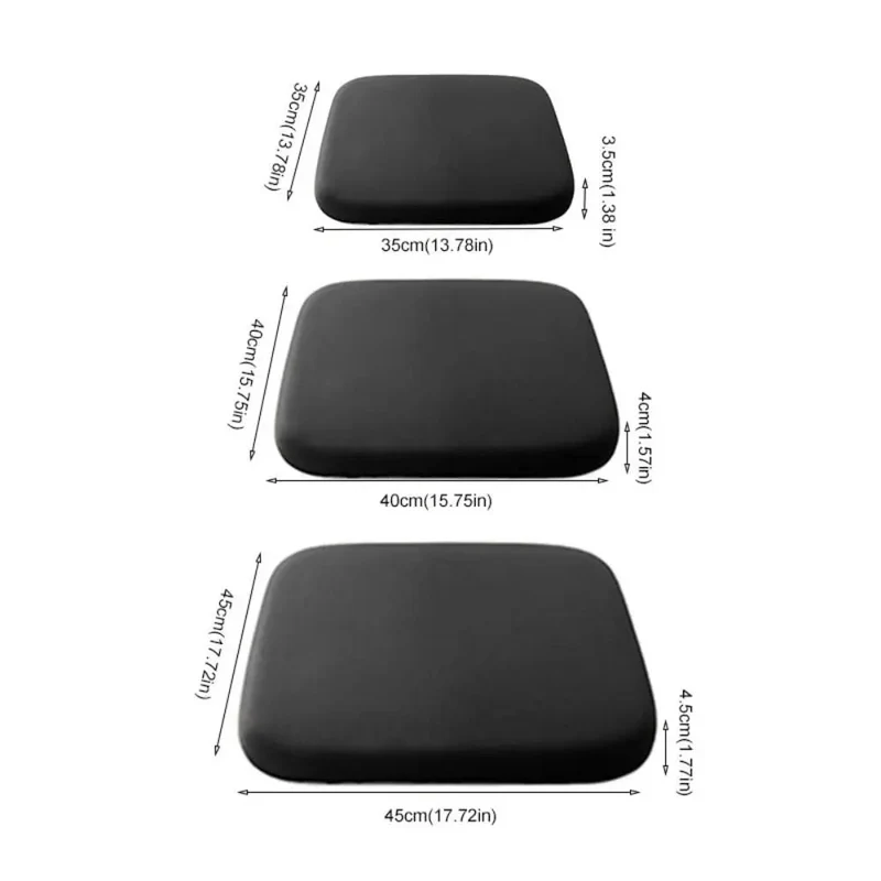 Cuscino per Sedia – Cuscino Antiscivolo con Imbottitura Fissa e Rivestimento Rimovibile