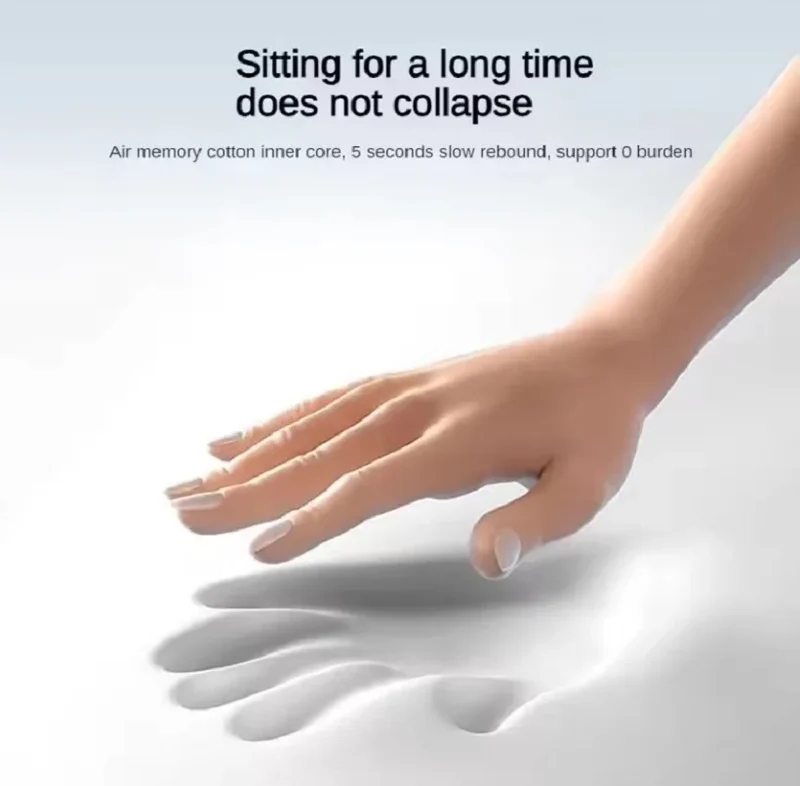 Cuscino ortopedico per il coccige – Cuscino ergonomico in schiuma memory per il sollievo dal dolore in ufficio e in auto