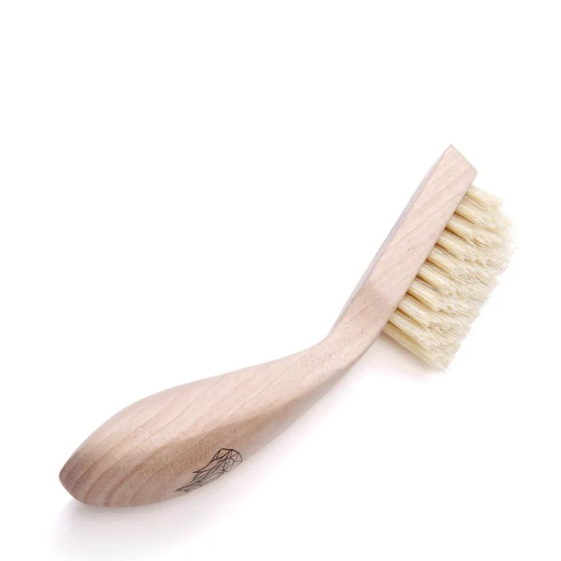 Brosse à barbe en bois pour droitier (165mm/6.5") - BRD2