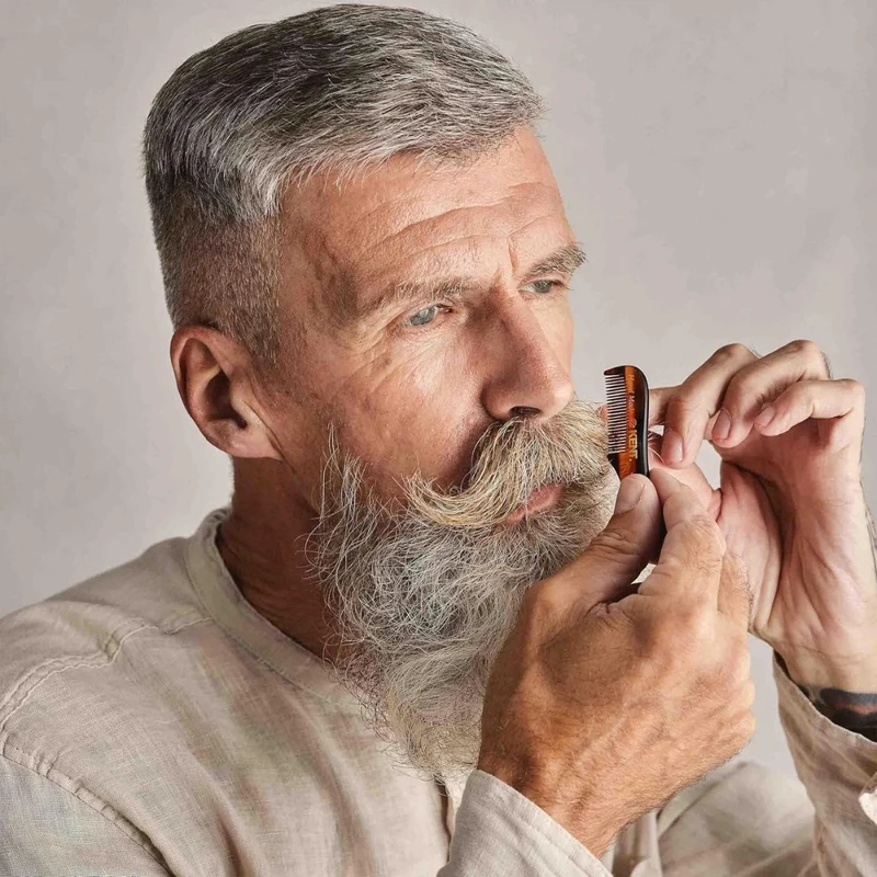 Peigne à barbe et moustache - Fin (70mm/2.8") - 81T