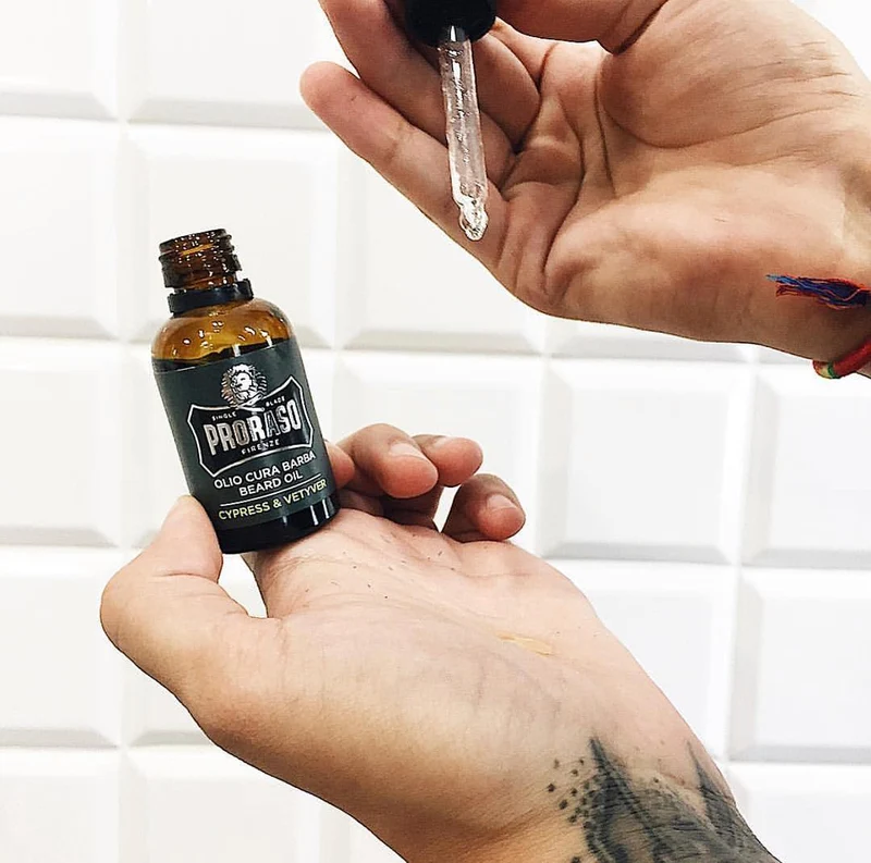 Huile à barbe Cyprès & Vetiver (30ml/1.0oz)