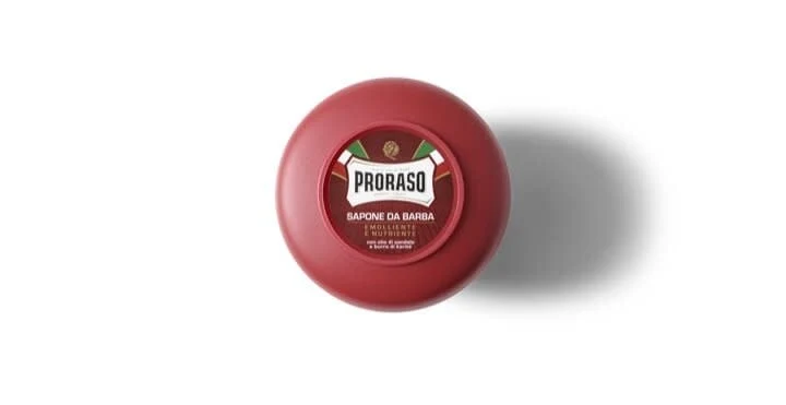 Savon à raser en Bol à l'huile de bois de santal et au beurre de karité - Pour barbes fortes (150ml/5.2oz)