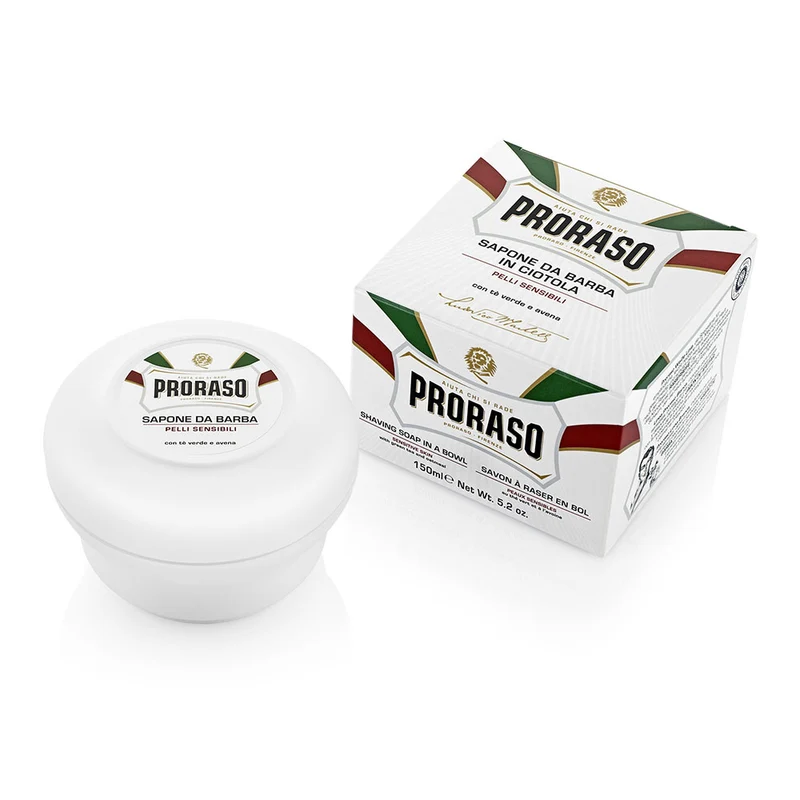 Savon à raser en Bol au thé vert et à l'avoine (150ml/5.2oz)