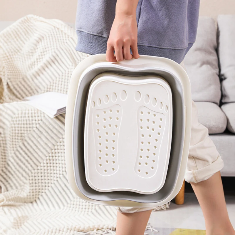 Bassin pliable pour pieds pédicure