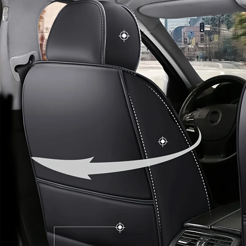 Copertura per sedile auto in look pelle – Antiscivolo, Resistente e Universale