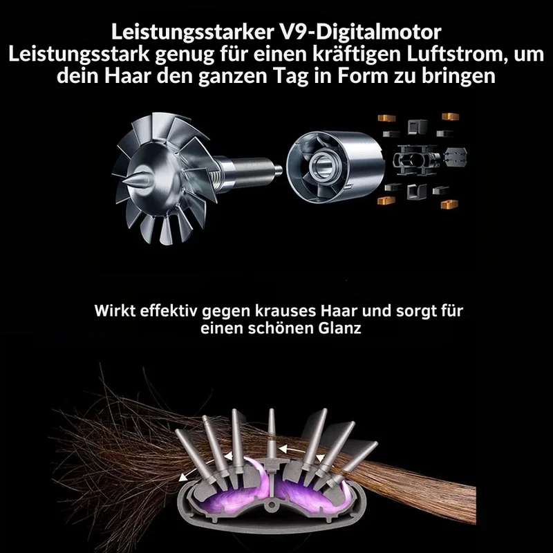Haarstyler 5-in-1 | Potente 1000W | Tecnologia agli ioni