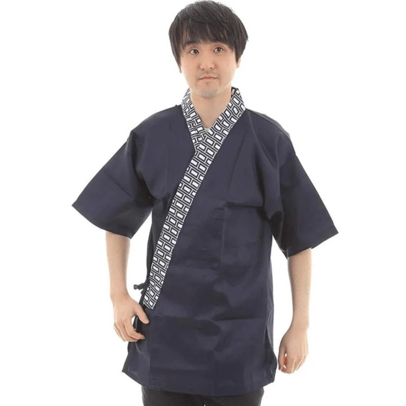 Japanese SUSHI Chef's Uniform Happi Jacket Jinbei ITAMAE