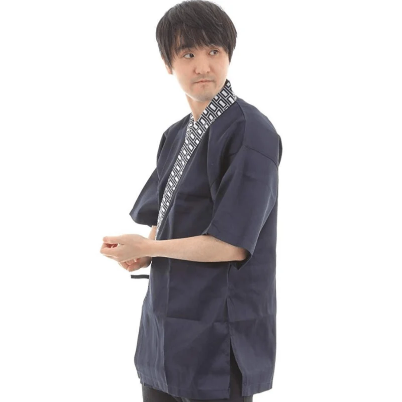 Japanese SUSHI Chef's Uniform Happi Jacket Jinbei ITAMAE