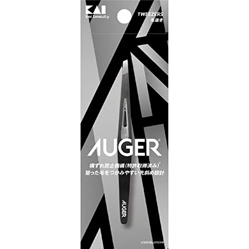 KAI AUGER tweezers Black