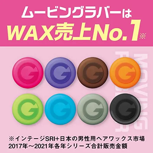 GATSBY Moving Rubber Extreme Matte Hair Wax Clear Floral Scent 80g