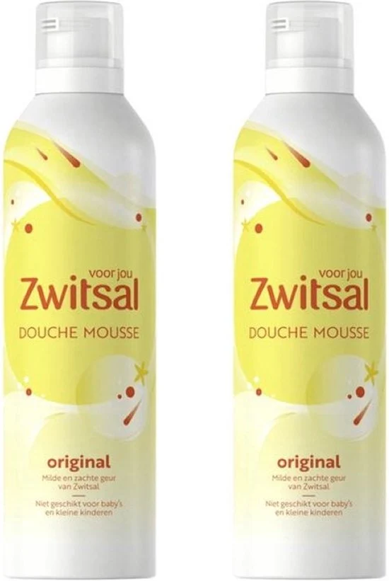 Zwitsal Shower Mousse 2 x 200 ml