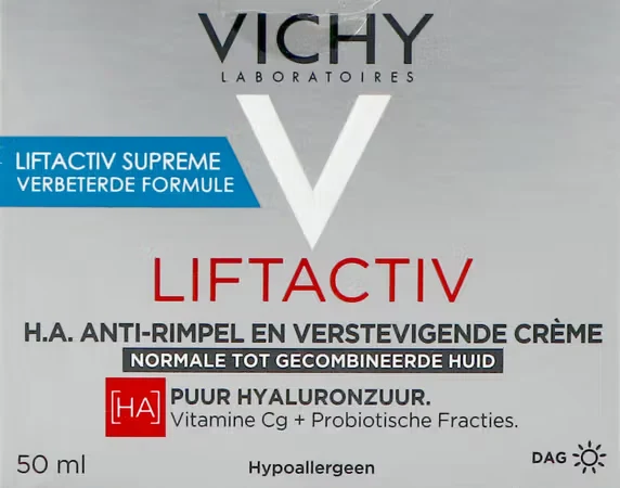 VICHY Liftactiv Hyaluron Anti-Falten & Straffheit Creme für trockene Haut, 50