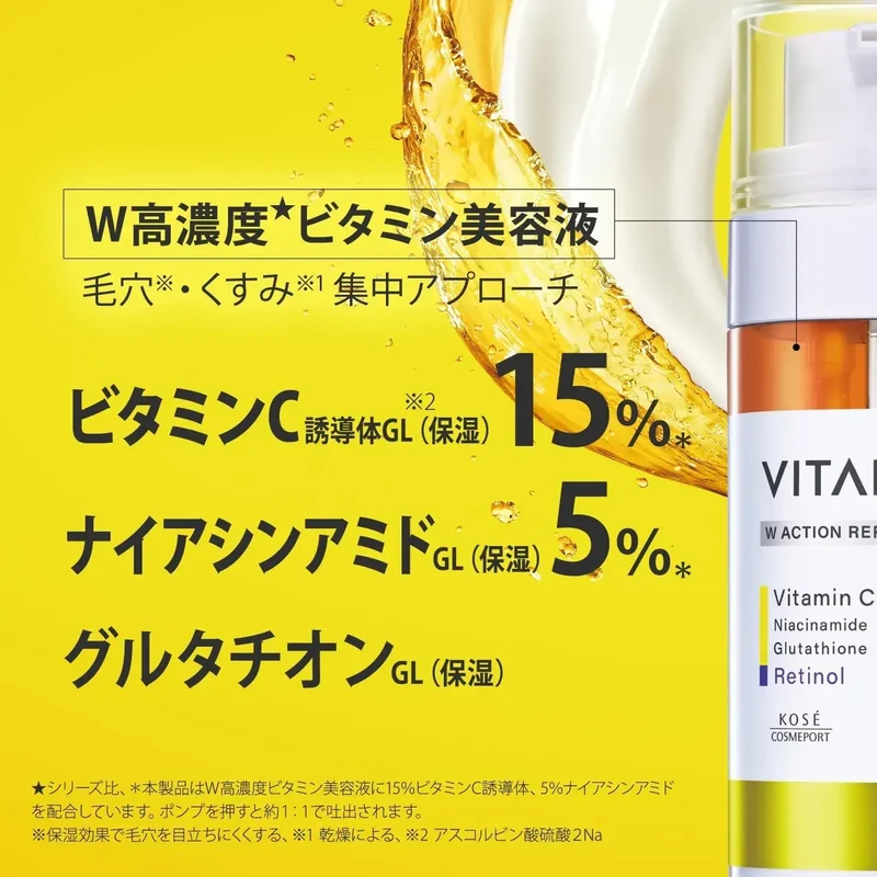 Vitapuru Double Action Repair Serum Retinol Niacinamide 40ml
