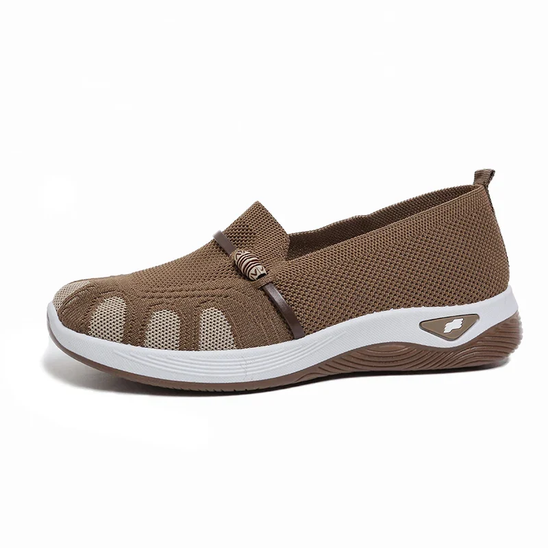 Chaussures Slip-On de Marche à Enfiler en Maille Respirante