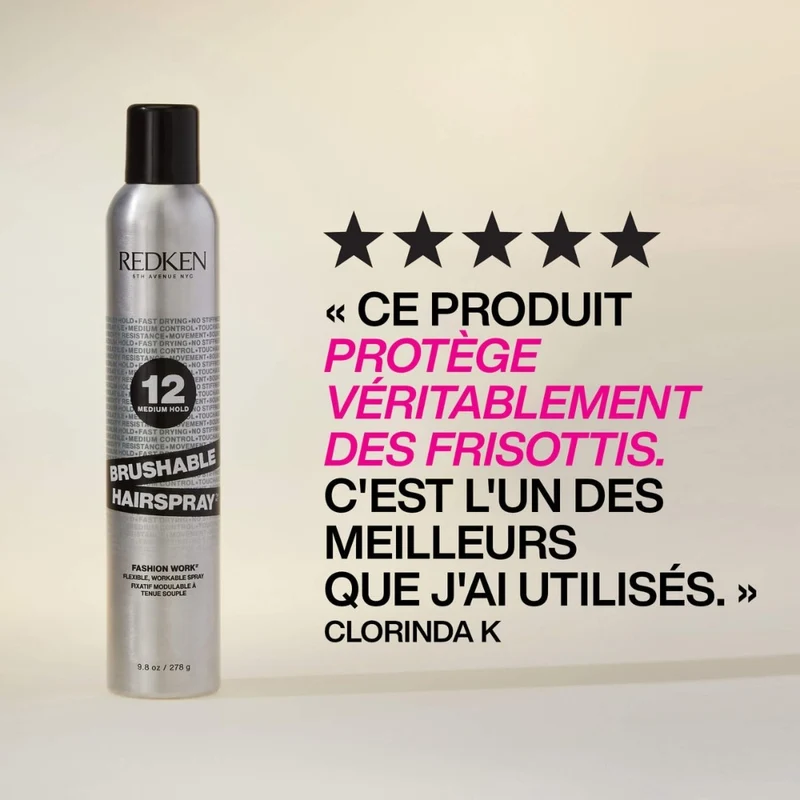 Fixatif modulable "Brushable Hairspray" (278g/9.8oz)