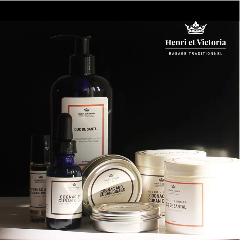 Gel nettoyant 2 en 1 barbe et corps "Duc de Santal" (230ml/7.8oz)