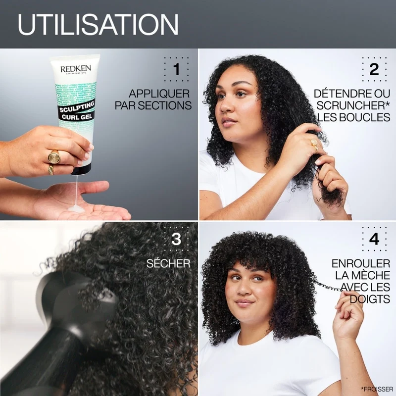 Gel sculptant pour boucles "Sculpting Curl Gel" (250ml/8.45oz)