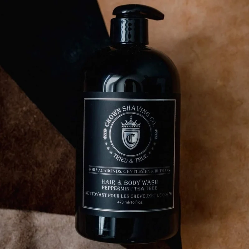 Gel nettoyant cheveux et corps "Peppermint Tea Tree" (473ml/16.0oz)