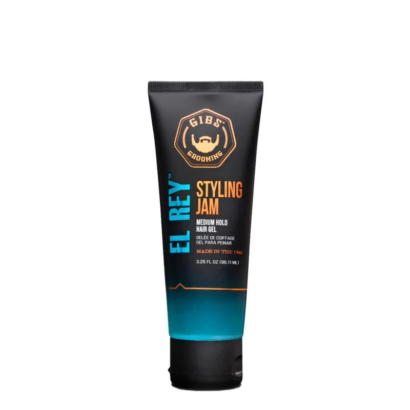 Gibs Grooming - Gel coiffant "El Rey Styling Jam" - Tenue moyenne, brillance variable