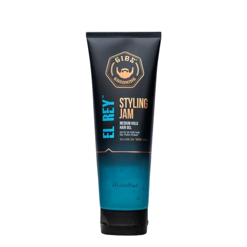 Gibs Grooming - Gel coiffant "El Rey Styling Jam" - Tenue moyenne, brillance variable