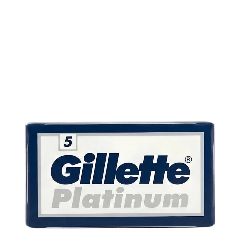 Gillette - Platinum lames de rasoir à double tranchant - (Paques de 5 lames)