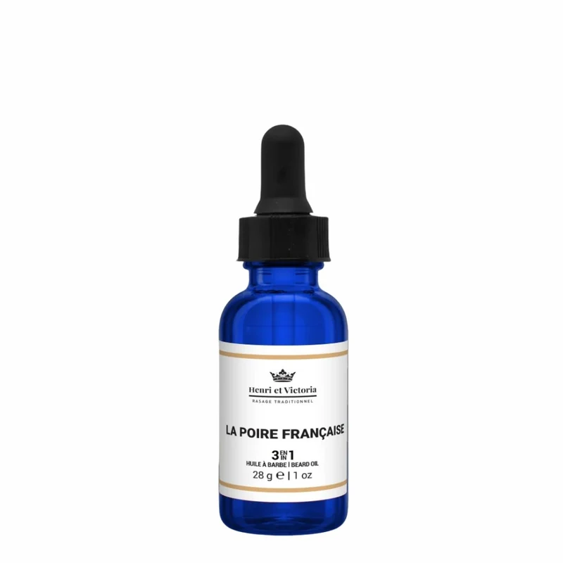 Henri et Victoria - Huile à barbe 3 en 1 "La Poire Francaise" (28g/1.0oz)