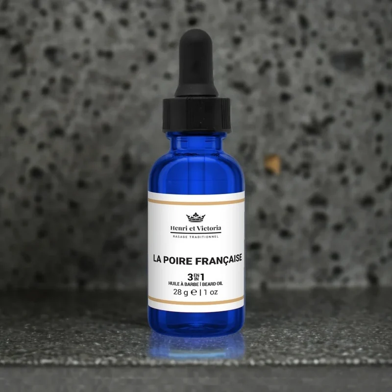 Henri et Victoria - Huile à barbe 3 en 1 "La Poire Francaise" (28g/1.0oz)