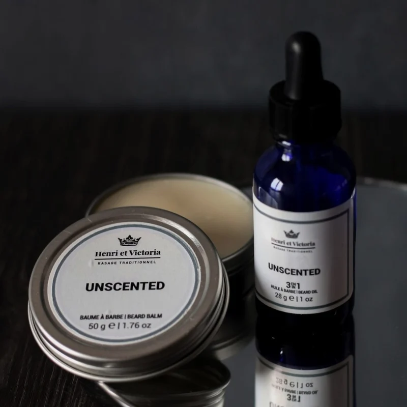 Huile à barbe 3 en 1 "Unscented" (28g/1.0oz)