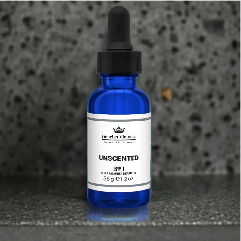 Huile à barbe 3 en 1 "Unscented" (56g/2.0oz)