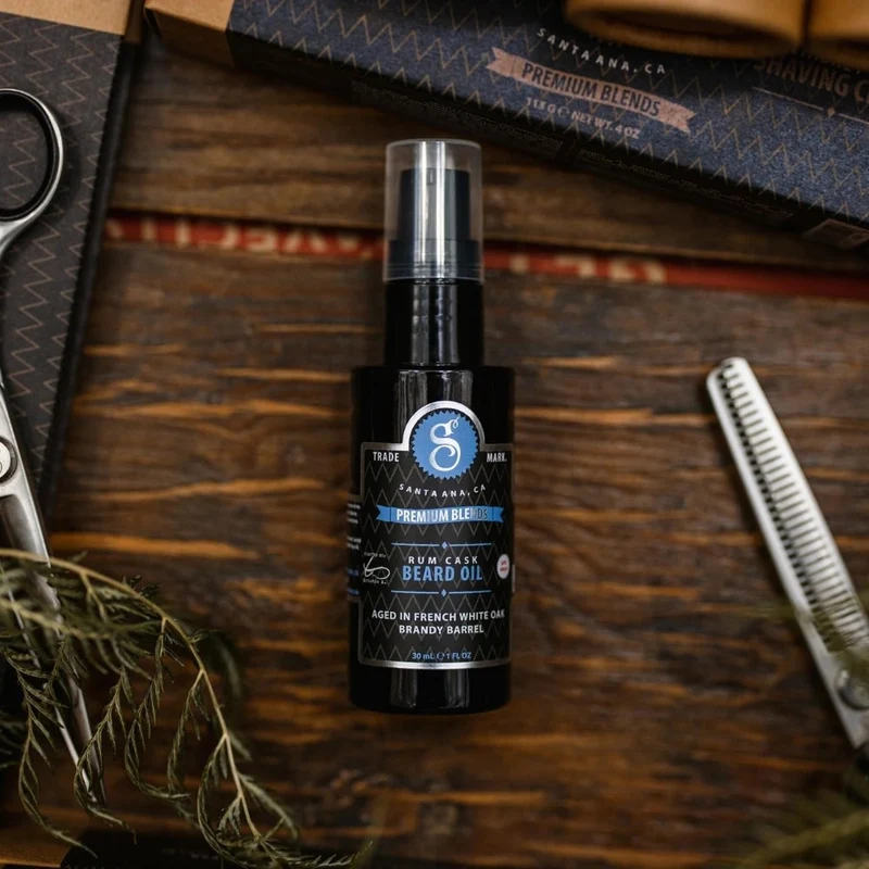 Huile à barbe "Premium Blends Beard Oil" - Rum Cask (30ml/1.0oz)