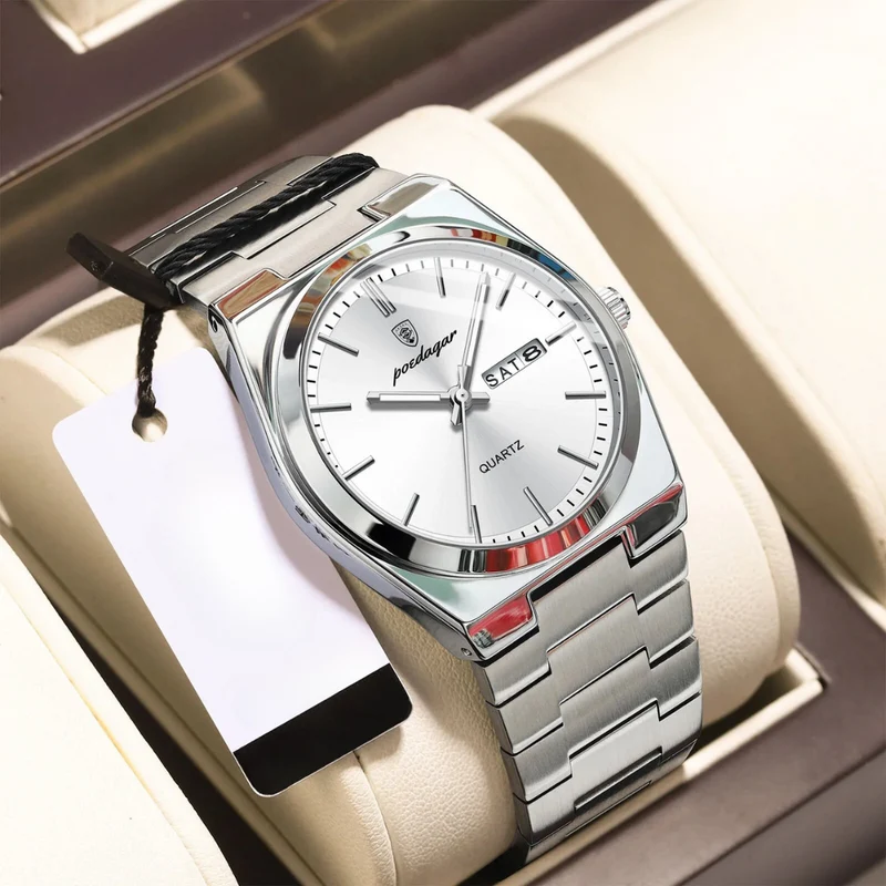 Orologio da Uomo Impermeabile in Acciaio Inossidabile | Lusso & Durabilità