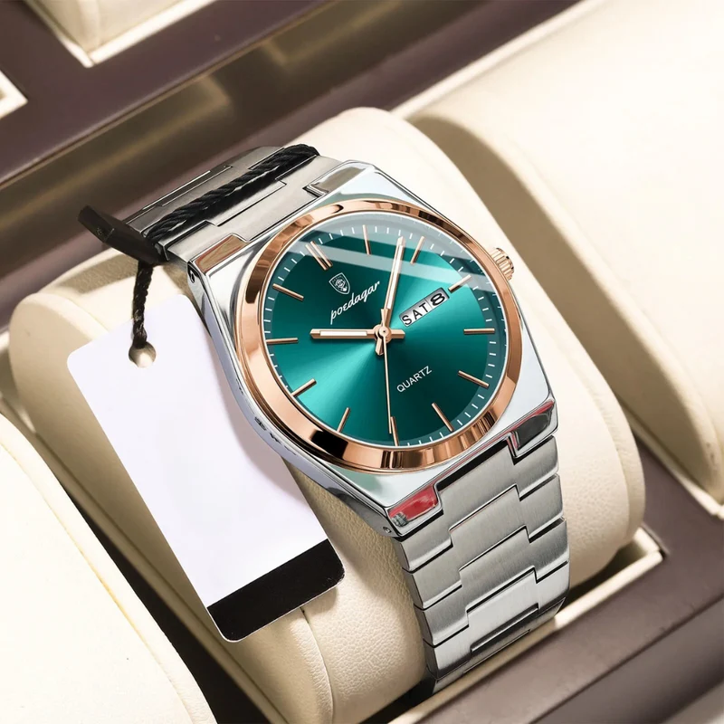 Orologio da Uomo Impermeabile in Acciaio Inossidabile | Lusso & Durabilità