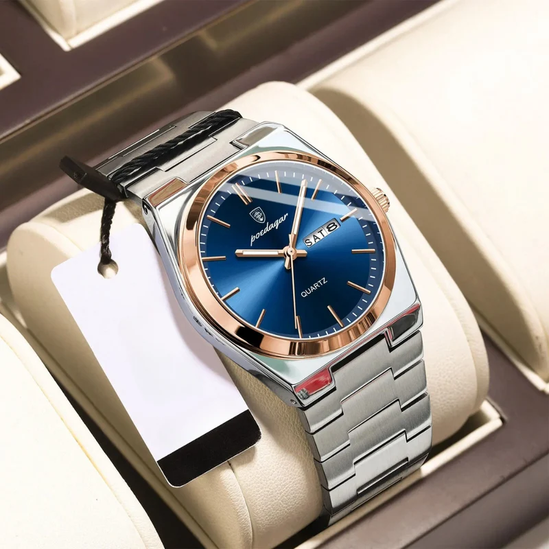 Orologio da Uomo Impermeabile in Acciaio Inossidabile | Lusso & Durabilità