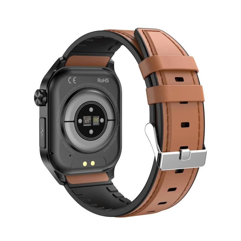 Smartwatch con ECG - Monitoraggio della glicemia e della pressione sanguigna | HealthSync