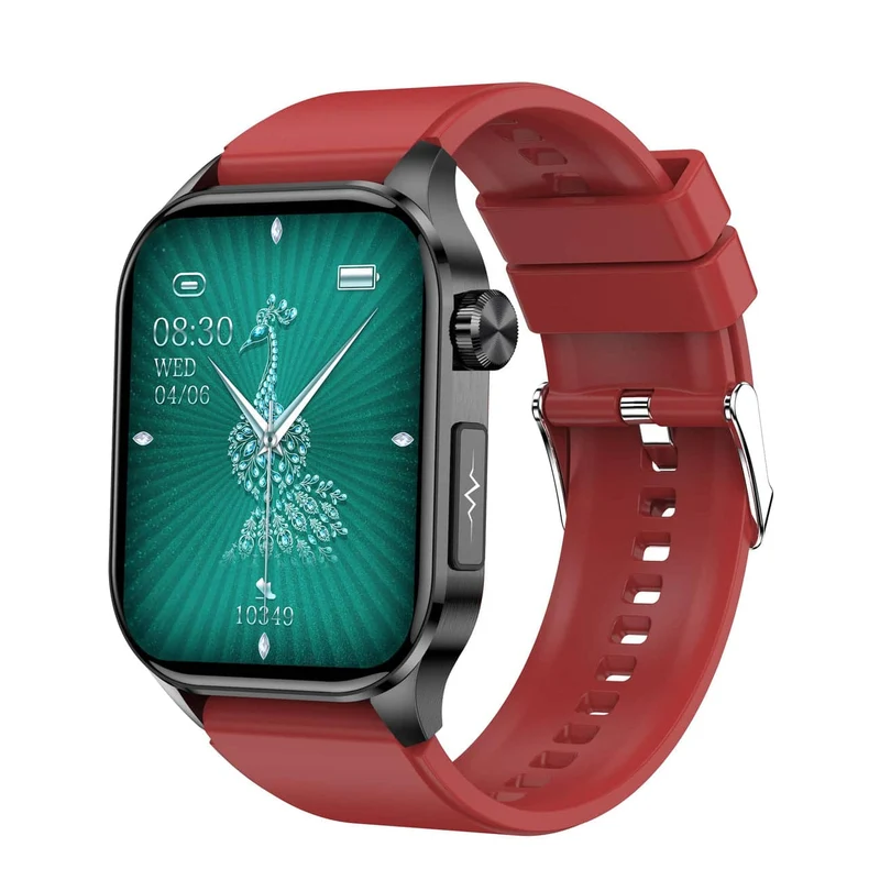 Smartwatch con ECG - Monitoraggio della glicemia e della pressione sanguigna | HealthSync