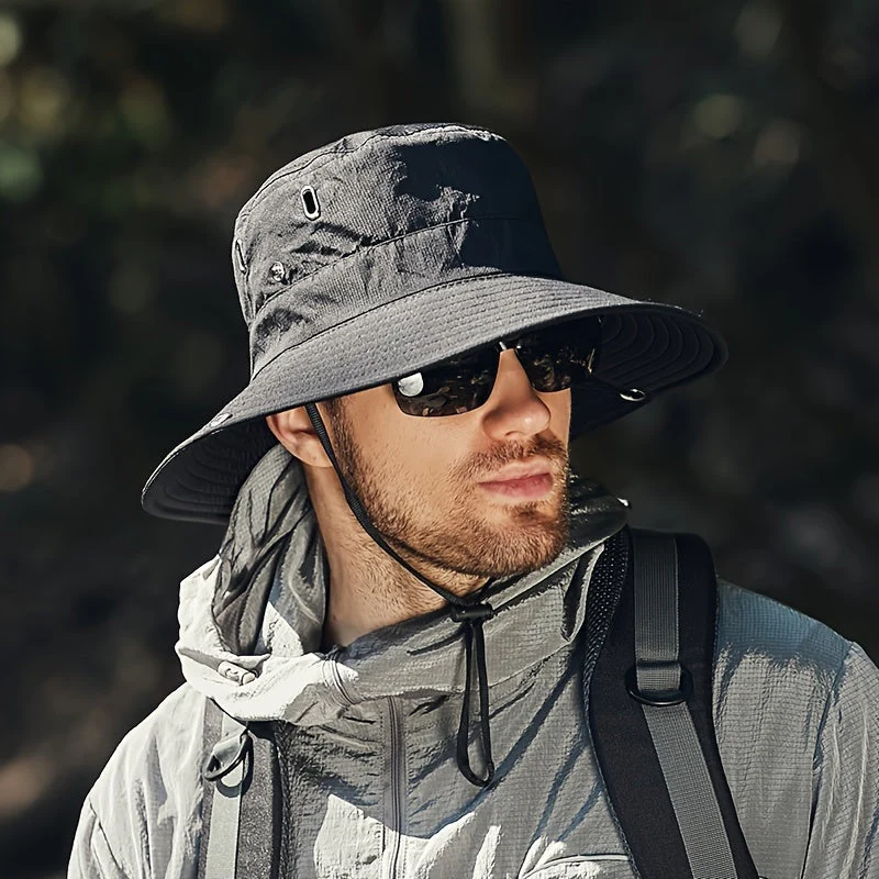 Cappello da Sole Herenzonnehoed con protezione UV per Escursioni e Spiaggia