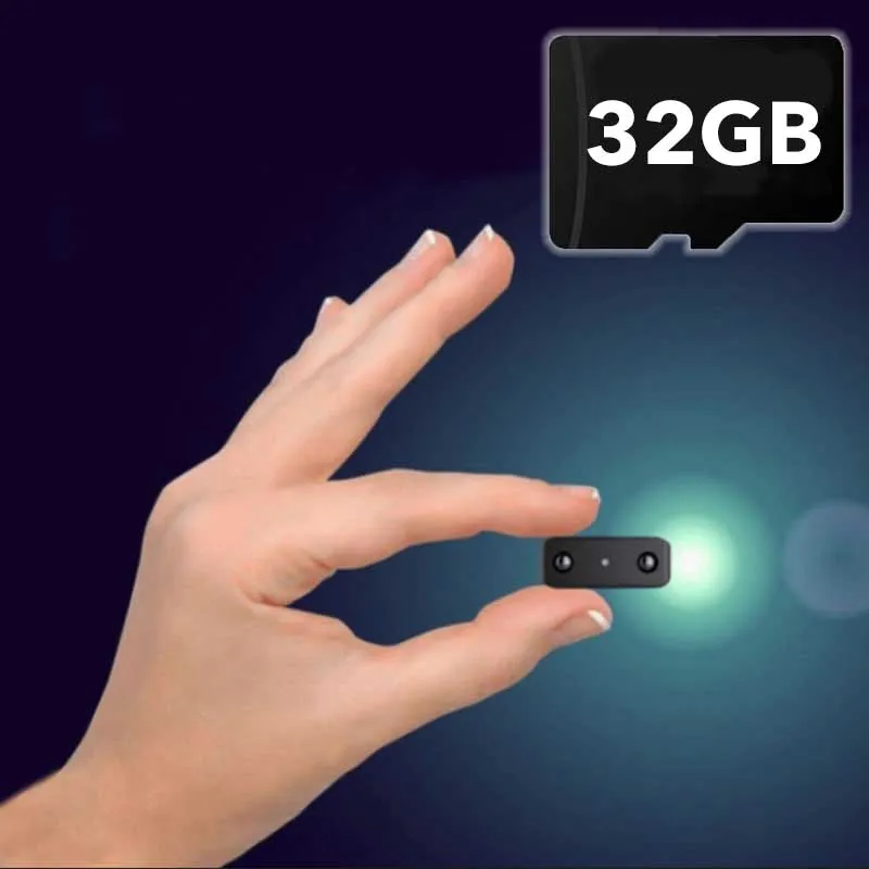 Telecamera Mini HD Wireless con Audio e Visione Notturna