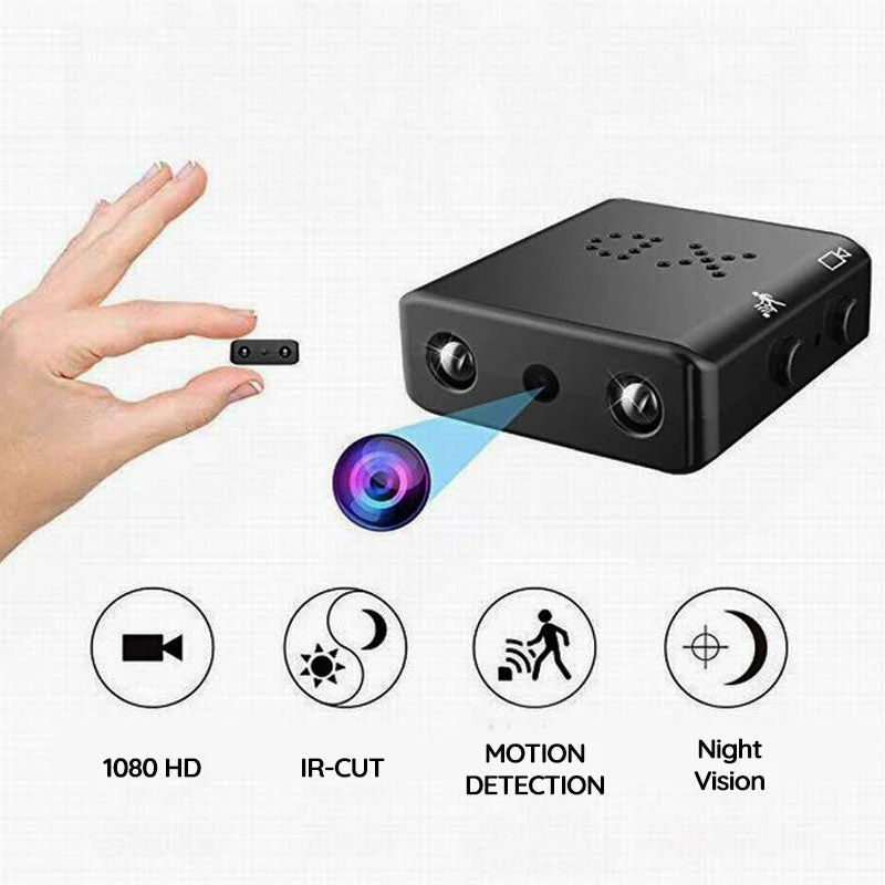 Telecamera Mini HD Wireless con Audio e Visione Notturna