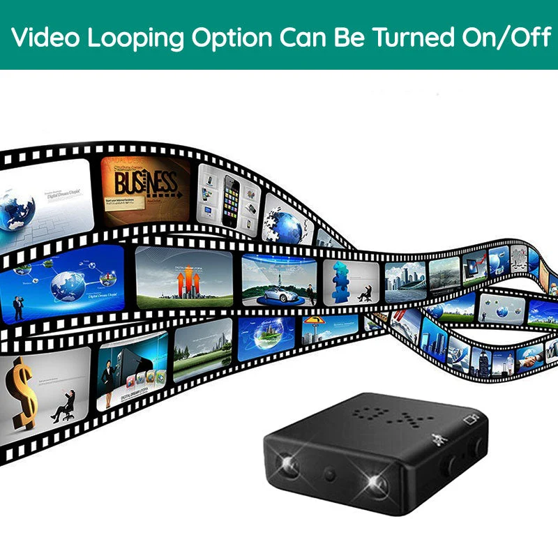 Telecamera Mini HD Wireless con Audio e Visione Notturna