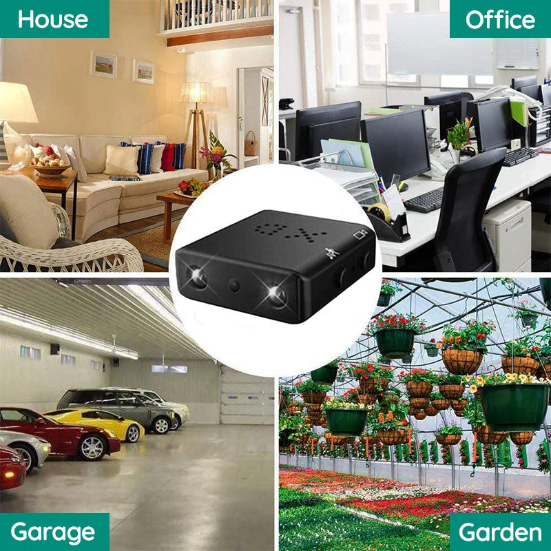 Telecamera Mini HD Wireless con Audio e Visione Notturna