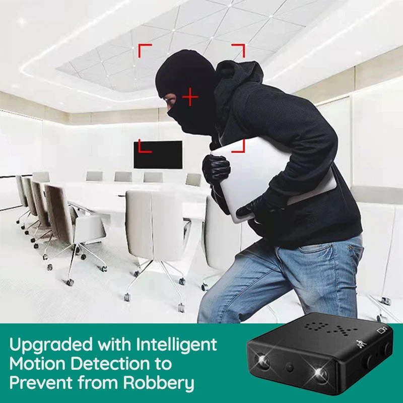 Telecamera Mini HD Wireless con Audio e Visione Notturna