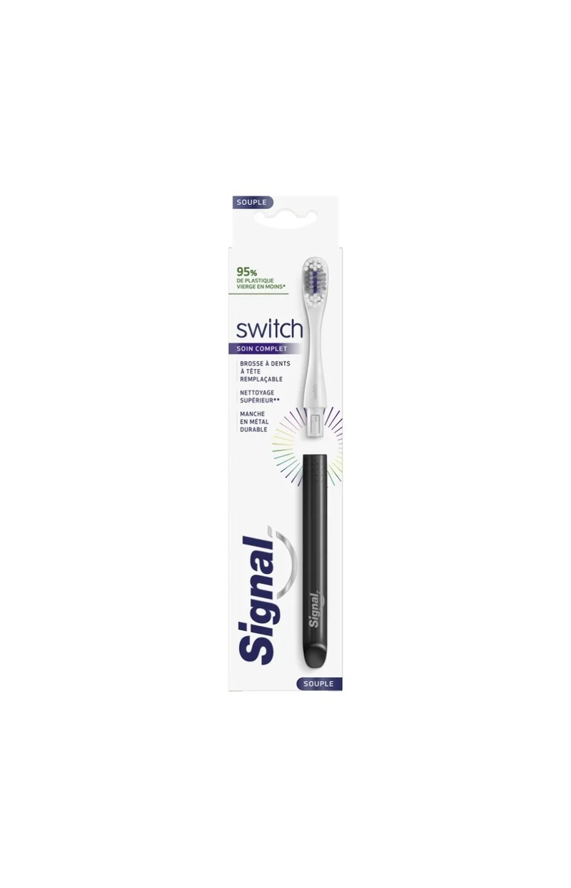 Brosse à dents à tête remplaçable - Switch - Souple