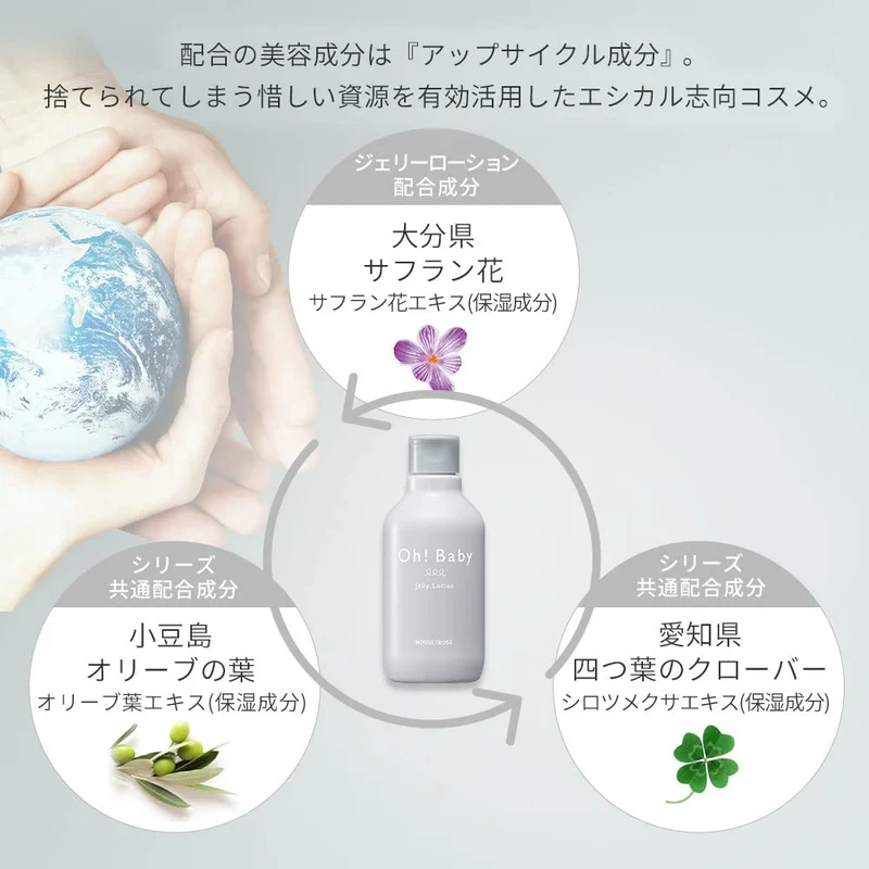 House Of Rose Jelly Lotion Herbal Citrus Moisturizing Powder 200ml