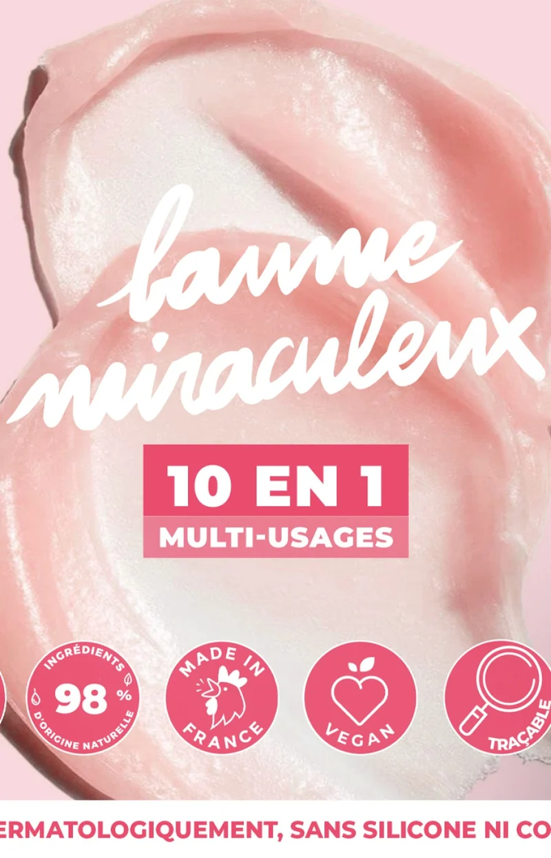 Baume miraculeux bio 10-en-1 - Fleur de cerisier - Visage, corps & cheveux