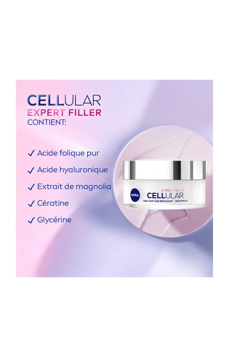 Soin de jour anti-âge repulpant SPF 15 - Expert Filler