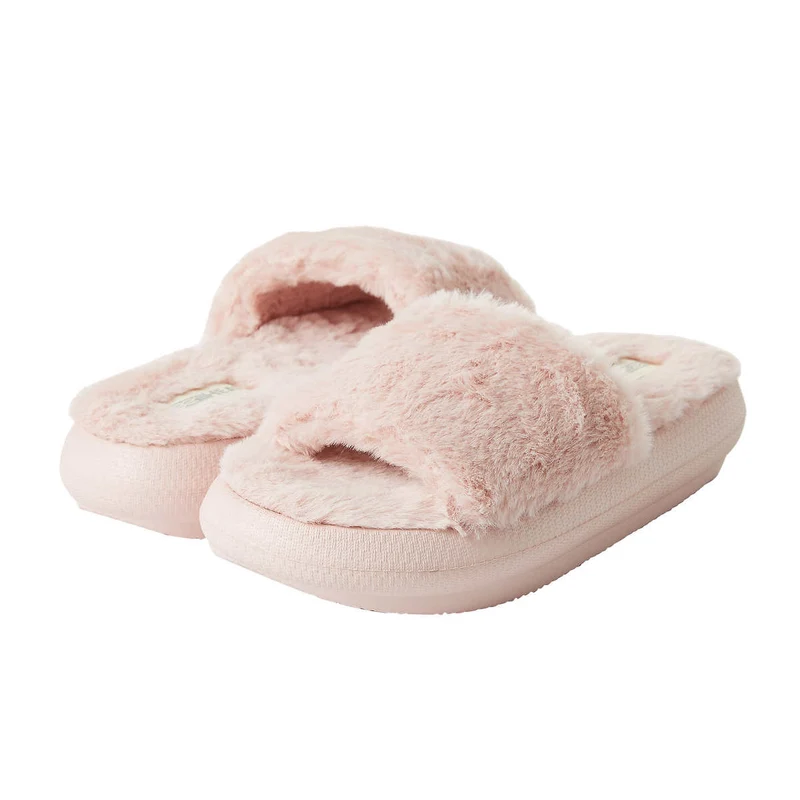 32°HEAT - Pantoufles Coussinées en Peluche pour Femme
